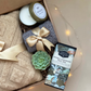 Sending Healing Vibes Gift Box for Women | Gift Basket with Blanket, Succulent, Socks, Candle