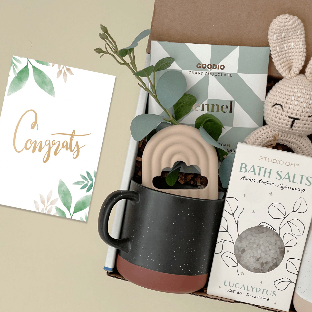 New Parents Gift Box Care Package for New Mom, New Dad Baby