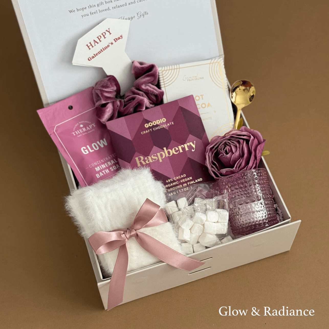 Personalized Valentine's Day Spa Gift Basket for Women – Happy