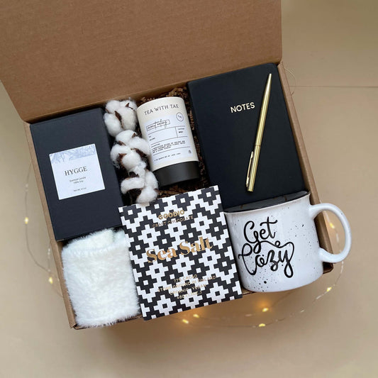 Nordic Cozy Fall & Winter Gift | Care Package for Her Comfort | Holiday Gift Box