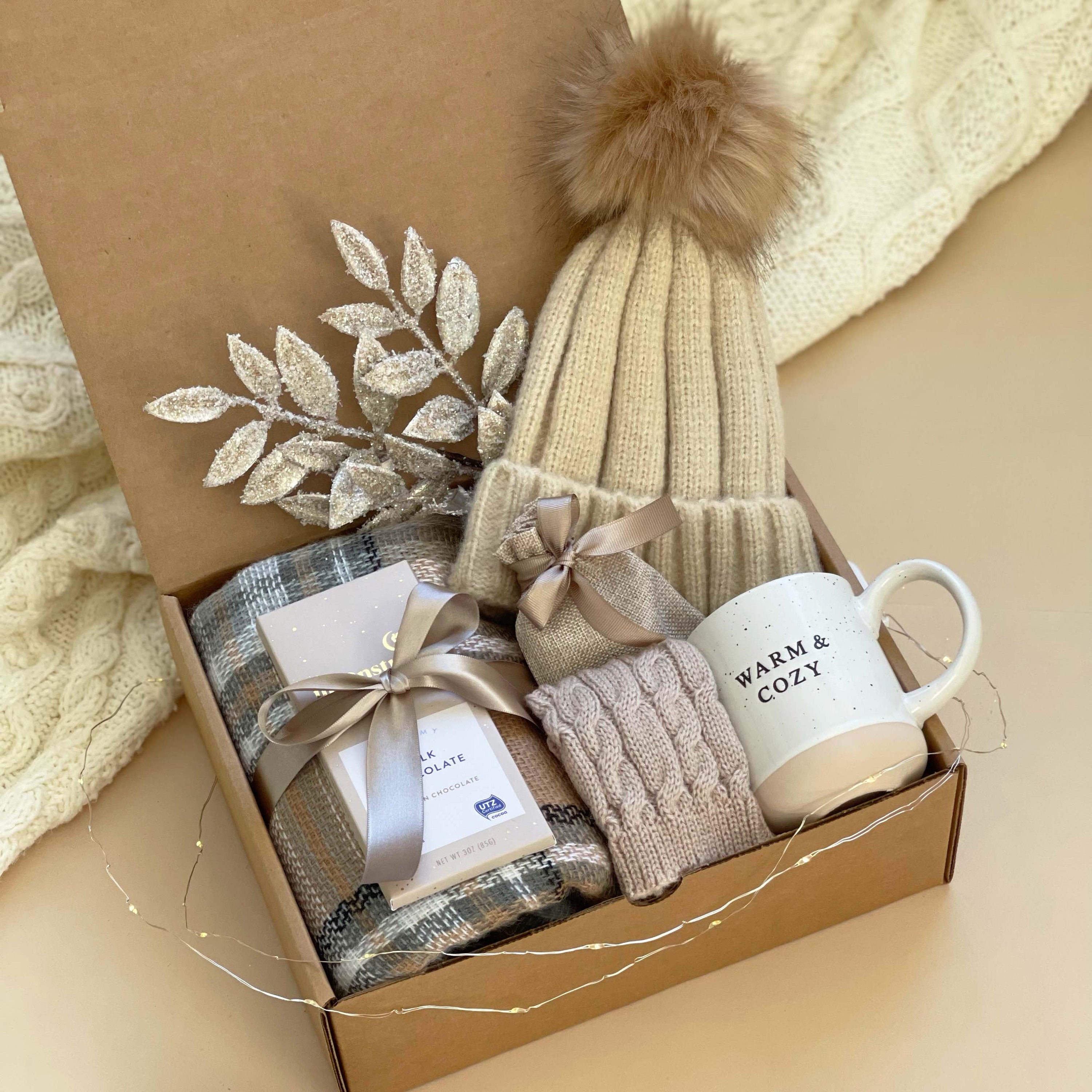 Winter Birthday Gift  Hygge Self Care Gift Box for Best Friend