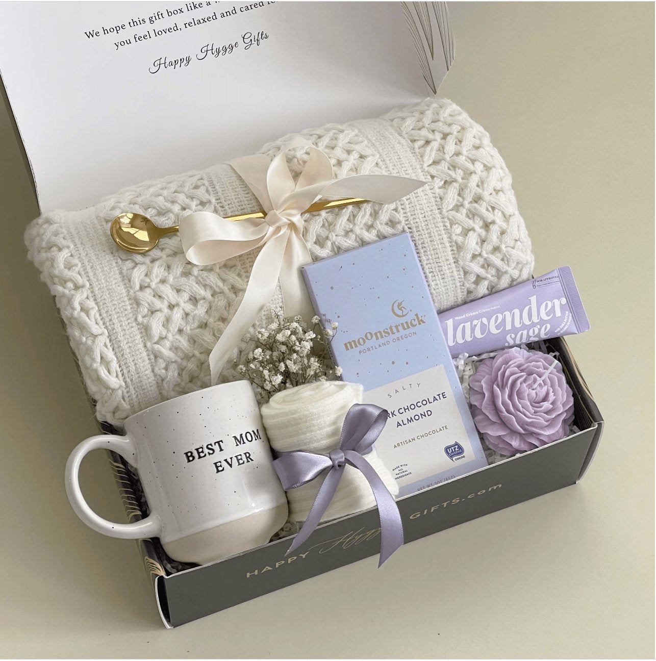 Birthday Gifts For Women,Get Well Soon Gift Baskets Self Care Package,Thinking Of You Hampers Pamper Gifts For Her,Relaxation Bath Set Christmas Gifts