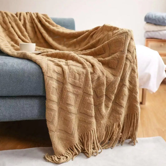 Rhombus Camel blanket add-on