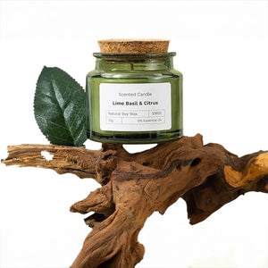 Basil Citrus Scented Candle