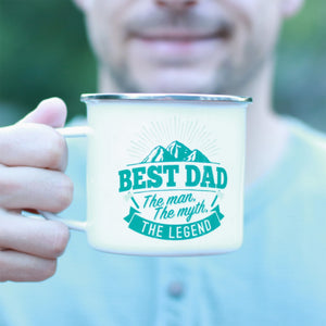 Best Dad Enamel Mug