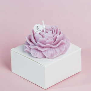 Flower candle - Lavender