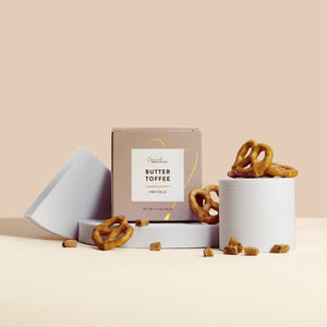 Butter toffee pretzels