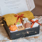 Fall Pumpkin-Themed Gift Basket | Cozy Blanket, Pumpkin Candle, Hot Chocolate & More