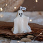 Halloween Treats Gift Box | Hot Chocolate, Ceramic Mug, Ghost-Shaped Vanilla Candle & Burnt Sugar Shortbread