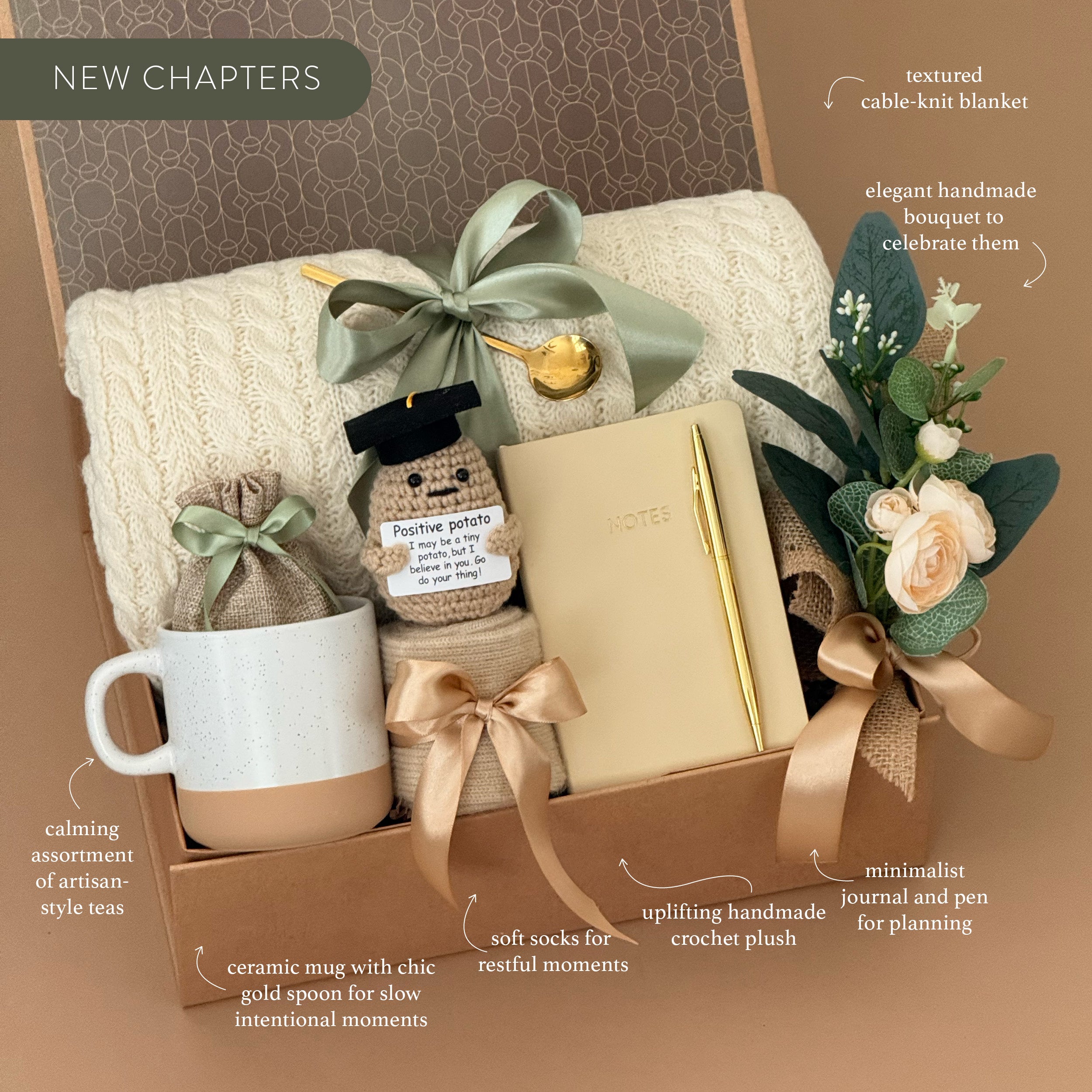 Graduation Gift Boxes for Women – Cozy Self Care Grad Gifts – Happy ...