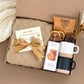 Fall Hygge Gift Basket for Couples | Cozy Gift Set with Two Mugs, Hot Toddy Mix & More