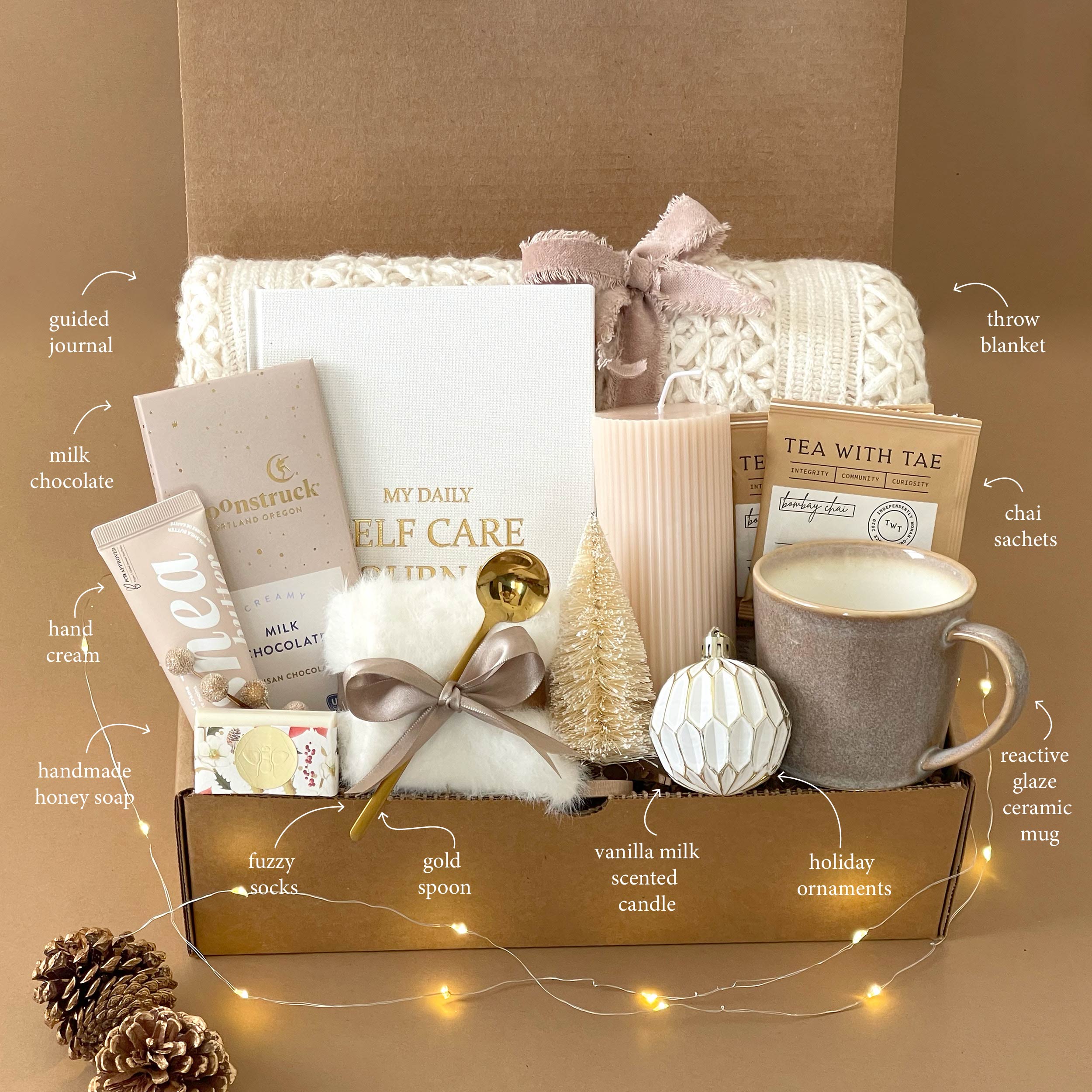 Holiday Gift Basket - Christmas Gift Set - Christmas Gift Idea - Christmas Gift Box - Holiday Coffee Mug - White hotsell Confetti