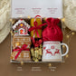 Gingerbread Holiday Hygge Box: Cozy Socks, Hot Chocolate, Candle, Holiday Mug, & More