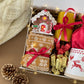 Gingerbread Holiday Hygge Box: Cozy Socks, Hot Chocolate, Candle, Holiday Mug, & More