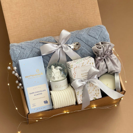 Luxury Winter Comfort Gift Box | Premium Holiday Warmth & Relaxation Gift Basket