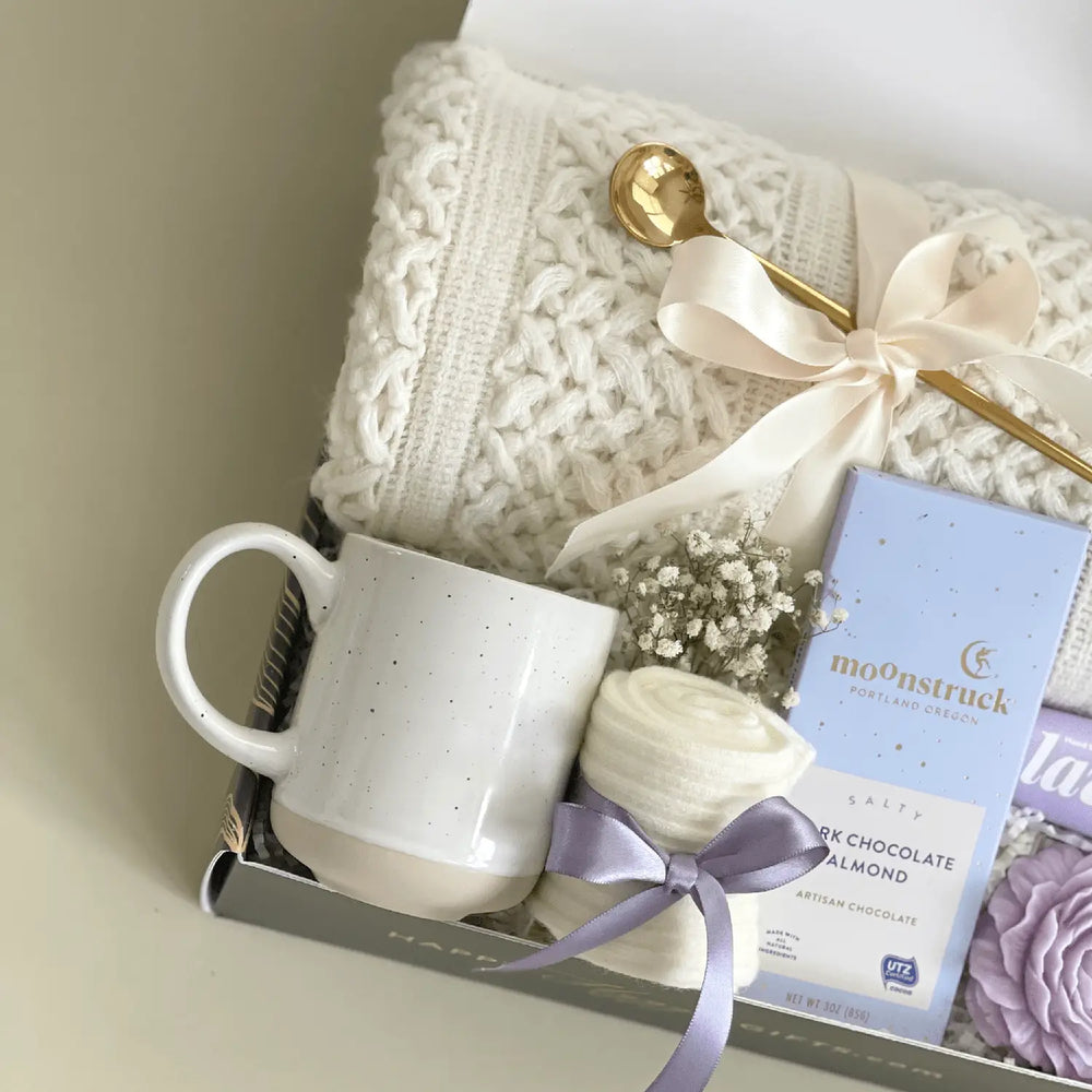 Deluxe Birthday Surprise Box for Her | Lavender Birthday Gift Set
