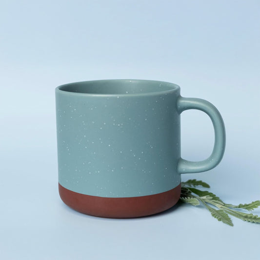 Teal ceramic mug add-on