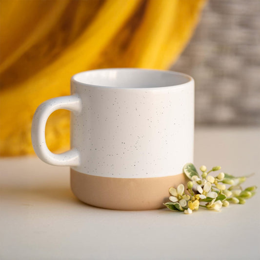 White ceramic mug add-on