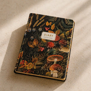 Forest Mushrooms Lined Daily Planner (A6)