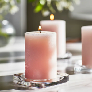 Rustic Pillar Candle (Jasmin Scent)