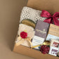 Artisanal Tea and Chocolate Gift Box | Cozy Self Care Package with Moonstruck Chocolate, Tea with Tae, and Ceramic Mug