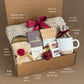 Artisanal Tea and Chocolate Gift Box | Cozy Self Care Package with Moonstruck Chocolate, Tea with Tae, and Ceramic Mug