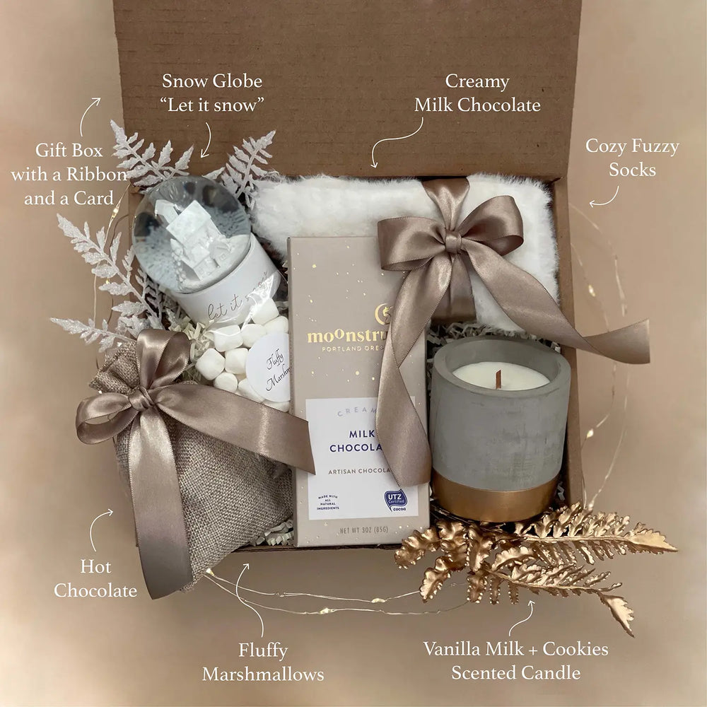 Deluxe Holiday Gift Box | Winter Gift Set | Sending a Hug Gift