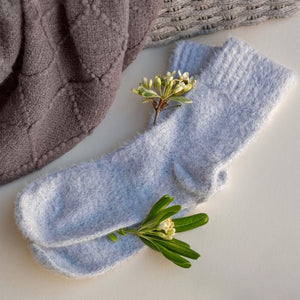 Premium fuzzy socks - Grey