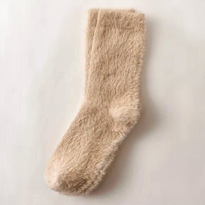 Premium fuzzy socks - Khaki