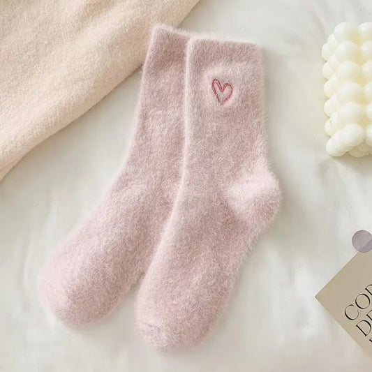 Premium fuzzy socks add-on - Pink