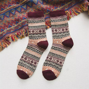 Nordic socks - Red
