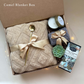 Sending Healing Vibes Gift Box for Women | Gift Basket with Blanket, Succulent, Socks, Candle