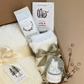 Christmas Self Care Gift Box for Her | Holiday Gift Box with Blanket, Socks & Snow Globe