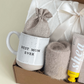 Happy Mother's Day Gift Box with Blanket & Socks |Thank You Gift for Mom, Nana, Daughter, Friend, Wife