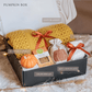 Fall Pumpkin-Themed Gift Basket | Cozy Blanket, Pumpkin Candle, Hot Chocolate & More