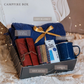 Campfire Comfort Gift Box | Cozy Blanket, Socks, Coffee, Ceramic Mug & Journal