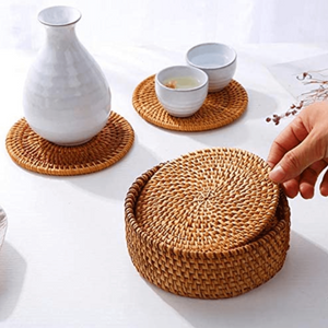 Rattan Coaster