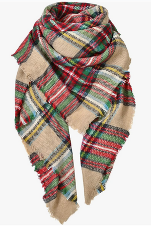 Plaid Pashmina Add-on