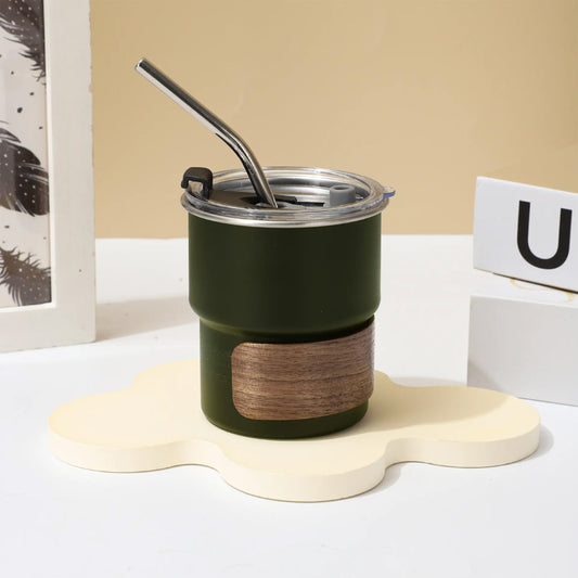Stainless steel tumbler add-on - Green