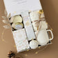 Silent Night Holiday Gift Basket | Ceramic Mug, Cozy Treats & Seasonal Comfort