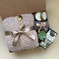 Birthday Gift Box for Women | Hygge Gift Basket with Blanket, Succulent, Socks & Candle