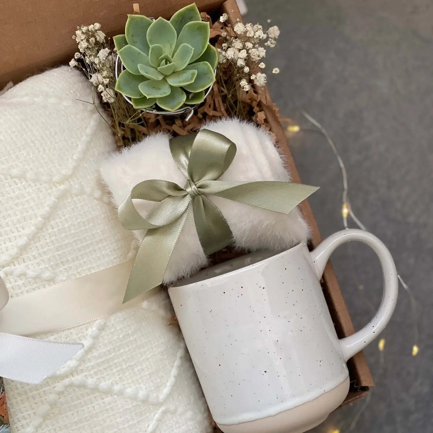 sympathy succulent gift Thinking of You Care Package for Women and Men