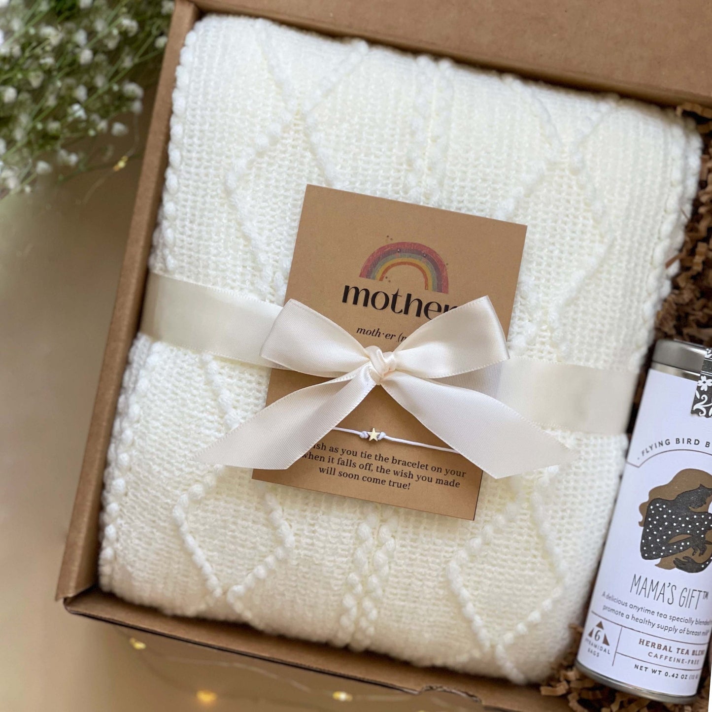 Deluxe New Mom & Baby Gift Box for Women After Birth, Baby Gift Basket –  Happy Hygge Gifts