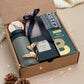 Unisex Gift for Women & Men | Curated Gift Basket with Tumbler, Candle & Socks
