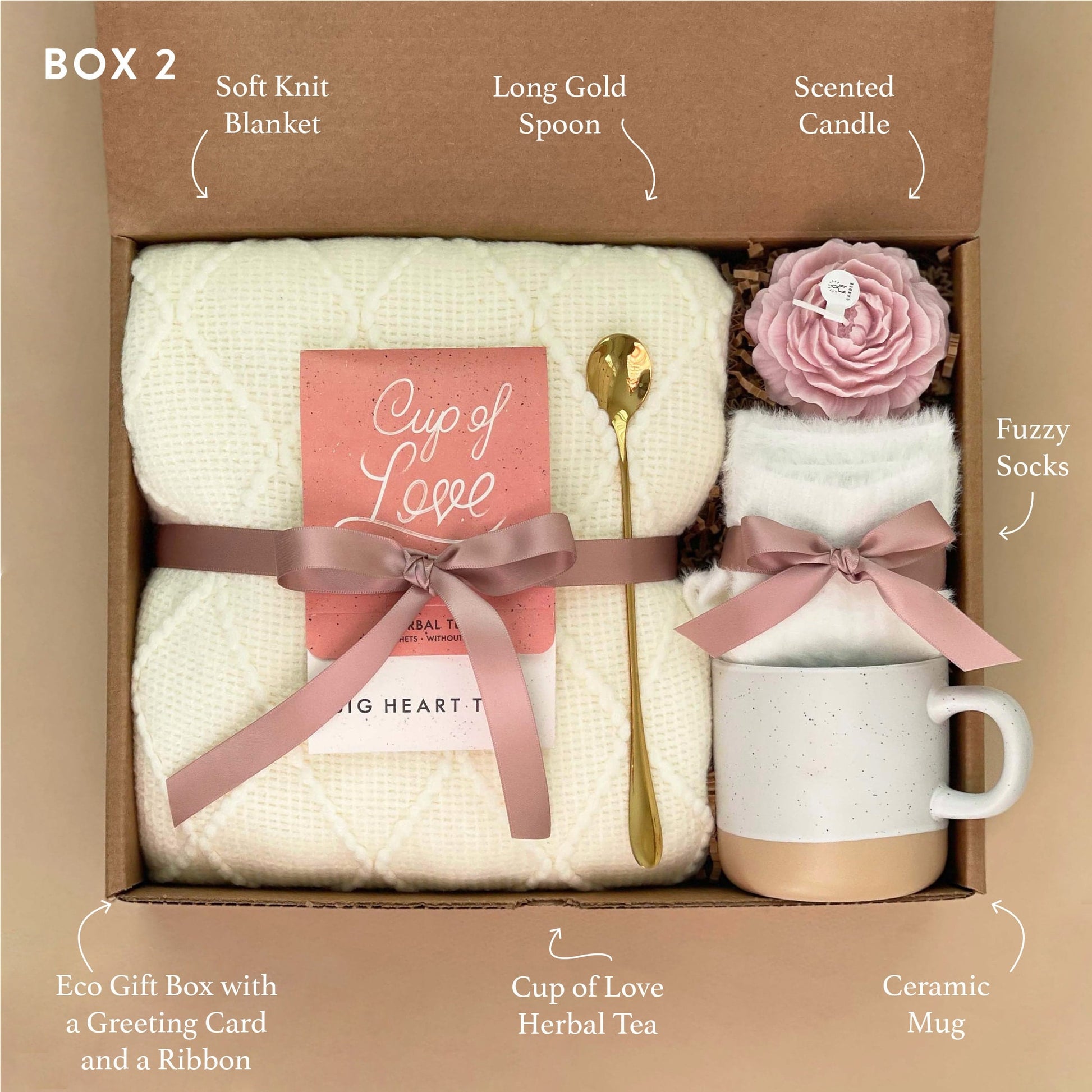 Extra Special Cozy Gift for Her  Large Valentines Day Gift for Women –  Happy Hygge Gifts
