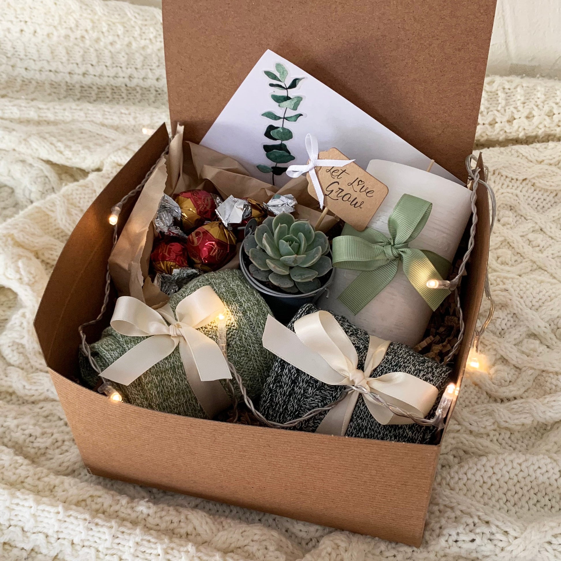 Engagement Wedding Gift Box Congratulations Anniversary Gift Basket  Congrats Candle Spa Engaged Present Succulent Just Married Gifts 