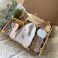 Hygge night in gift basket for two | Christmas gift for couple (2SK)