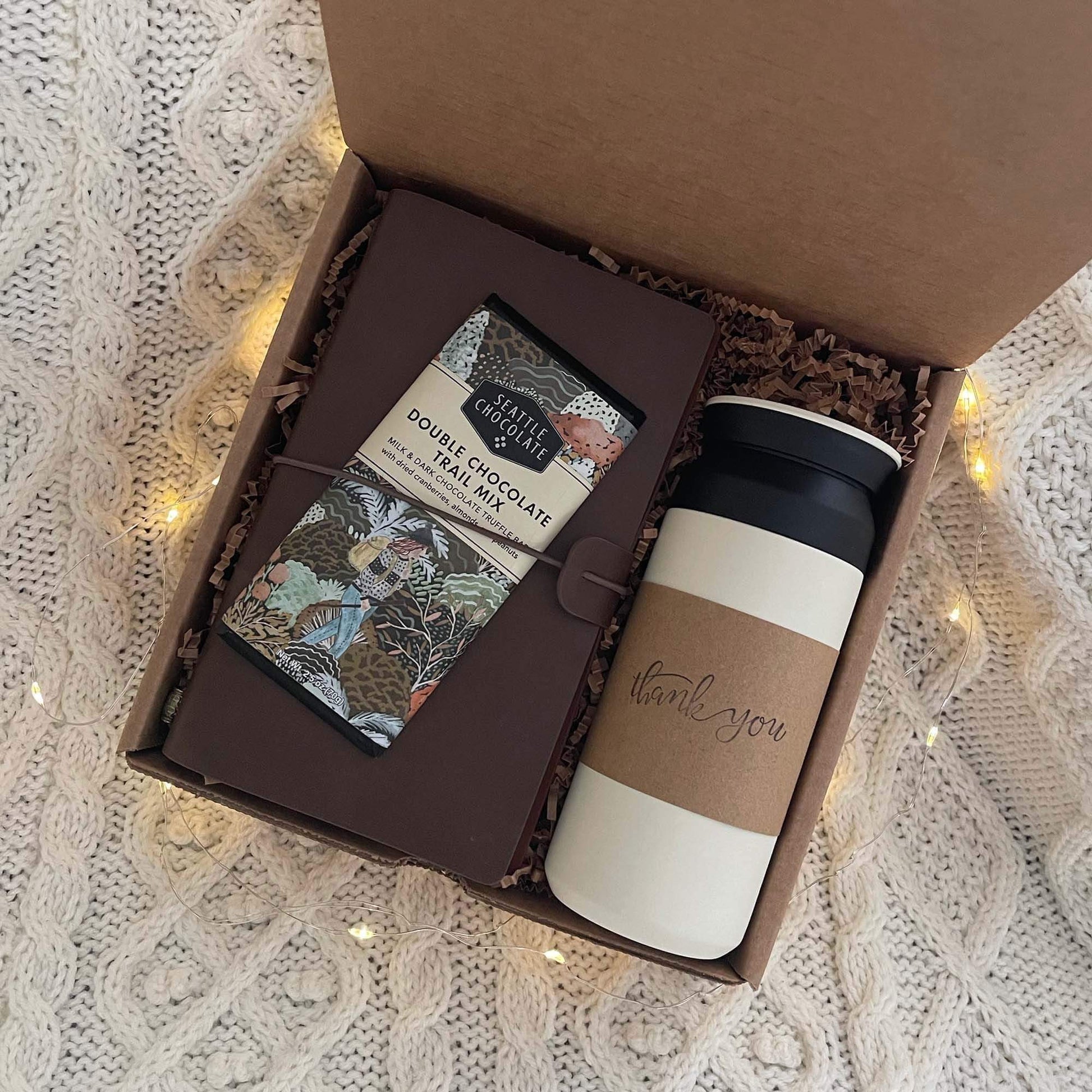 Custom 2 Piece Tumbler/Mug Gift Set in Black Gift Box