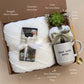 Happy Mother's Day Gift Box with Blanket, Socks and Succulent
