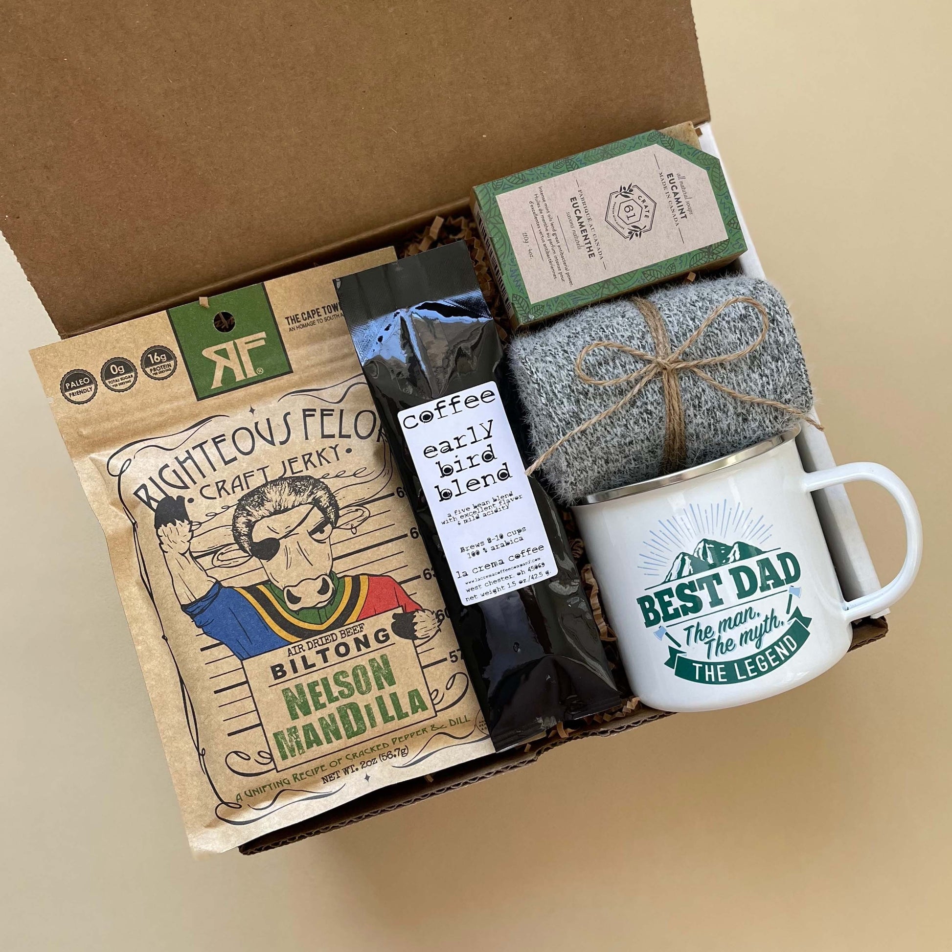  FLYEGO Gift Box for Men, Birthday Gifts Baskets for Men Fathers  Day Box Cool Camping Gifts for Men Outdoorsman Gift Set for Guys Boyfriend  Husband Dad Son Brother Friend Uncle Grandpa 